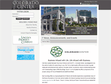 Tablet Screenshot of coloradocenter-denver.com